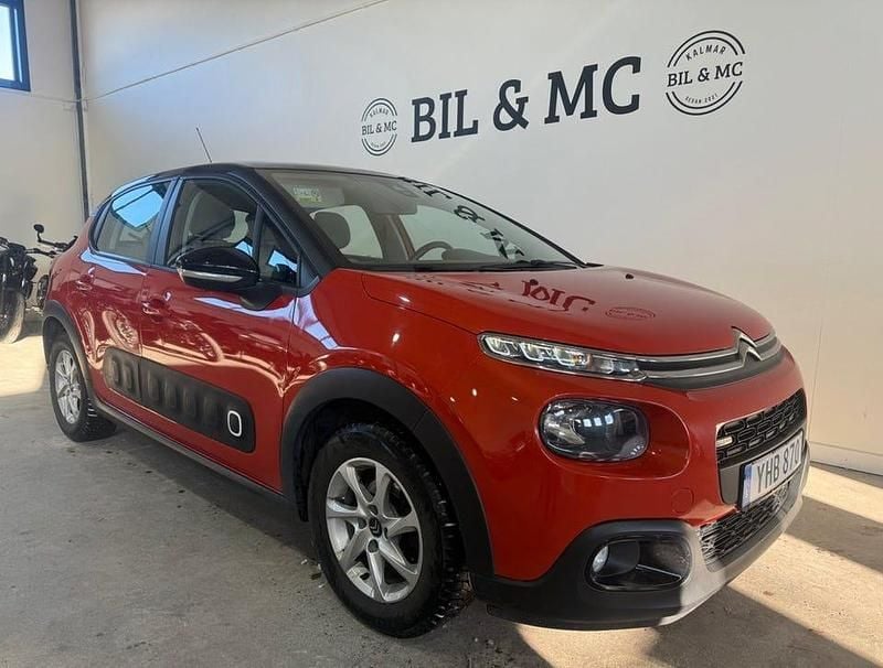 Begagnad Citroën C3 PureTech 82 HK (60 kW) 2016 Orange Halvkombi