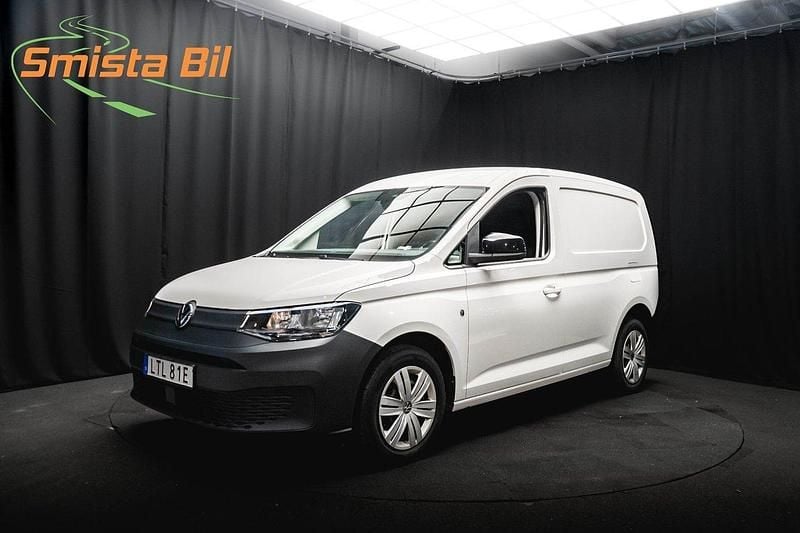Vit Begagnad 2021 VW Caddy Minibuss | 219 600 kr (Bra pris) - Bild 1/3