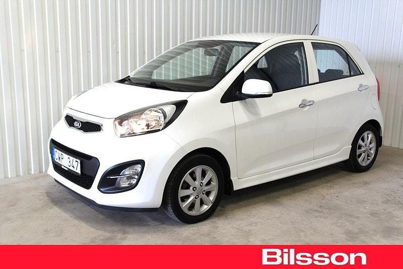 Vit Begagnad 2013 Kia Picanto Start Halvkombi | 70 000 kr (Marknadspris) - Bild 1/4