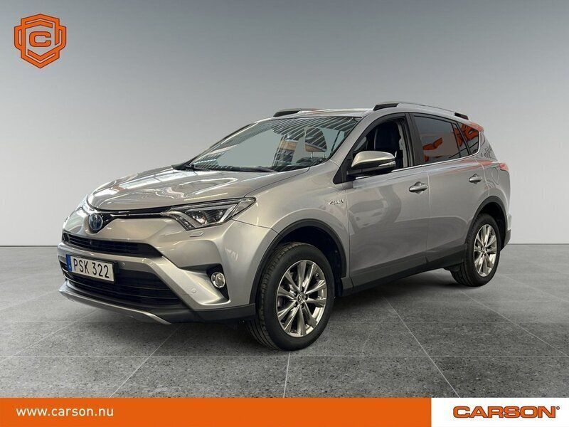 Silver Begagnad 2016 Toyota RAV4 Hybrid Executive SUV | 209 900 kr (Marknadspris) - Bild 1/3
