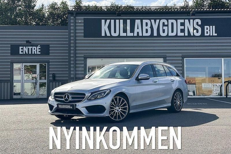 Silver Begagnad 2016 Mercedes C200 AMG Kombi | 259 000 kr (Lite dyr) - Bild 1/4