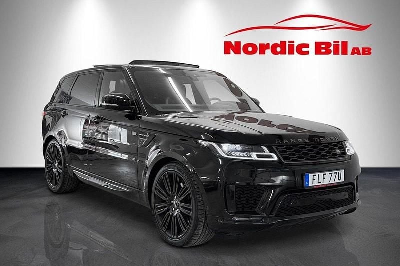 Svart Begagnad 2019 Land Rover Range Rover Sport SE SUV | 569 900 kr (Dyr) - Bild 1/4