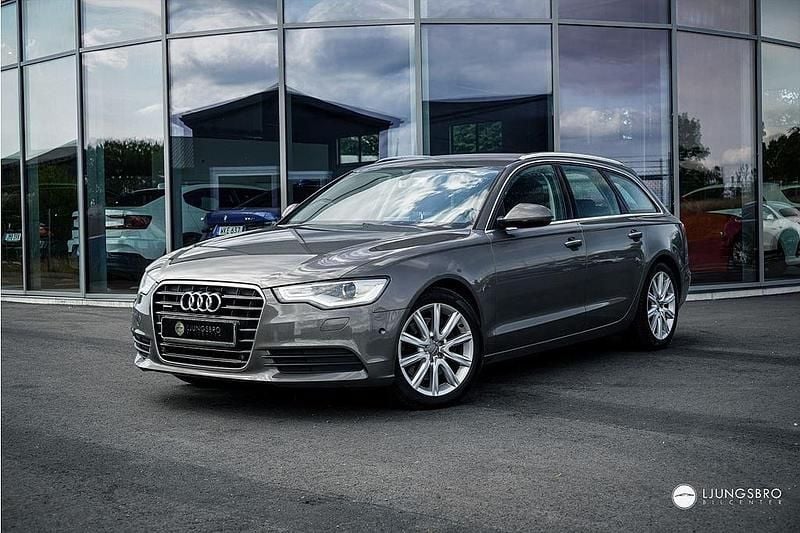 Grå Begagnad 2014 Audi A6 Kombi | 159 900 kr (Marknadspris) - Bild 1/4
