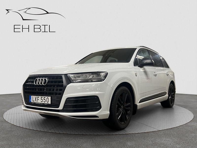 Vit Begagnad 2016 Audi Q7 S-Line SUV | 319 900 kr (Marknadspris) - Bild 1/4