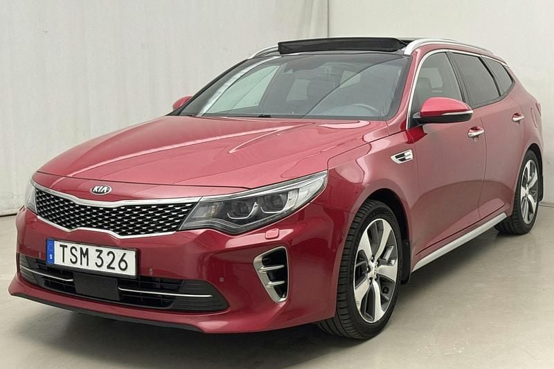 Röd Begagnad 2017 Kia Optima GT-Line Kombi | 140 000 kr (Bra pris) - Bild 1/4