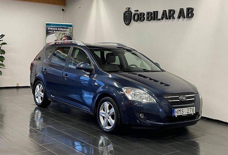 Blå Begagnad 2008 Kia Ceed Sportswagon EX Kombi | 39 900 kr (Bra pris) - Bild 1/4