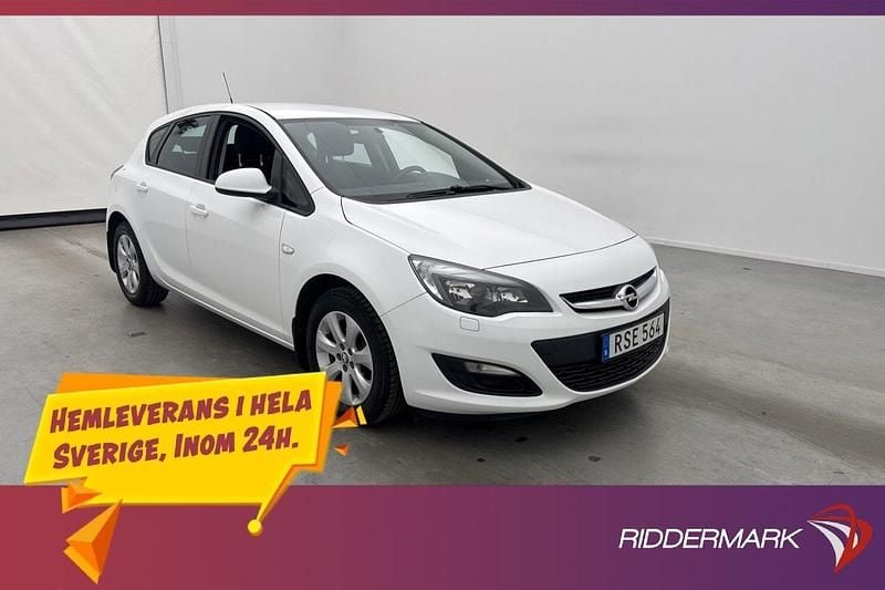 Vit Begagnad 2014 Opel Astra Enjoy Halvkombi | 104 900 kr (Marknadspris) - Bild 1/3