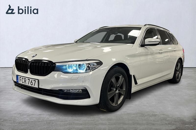 Begagnad BMW 520 190 HK (139 kW) 2018 Vit Kombi