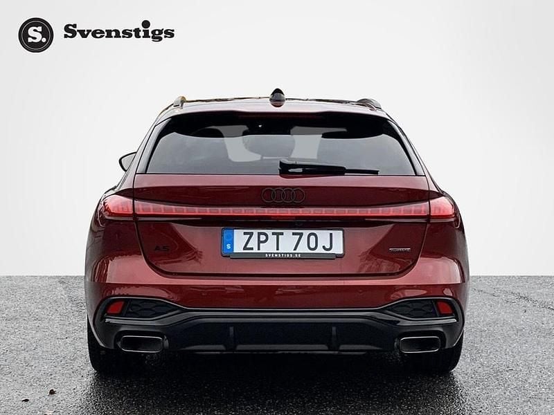 Ny Audi A5 S-Line 252 HK (185 kW) 2025 Röd Kombi