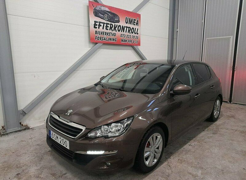 Brun Begagnad 2014 Peugeot 308 Active Halvkombi | 119 900 kr (Marknadspris) - Bild 1/4