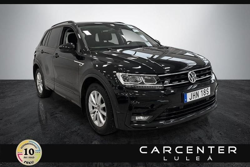 Svart Begagnad 2020 VW Tiguan R-line SUV | 279 900 kr (Marknadspris) - Bild 1/3