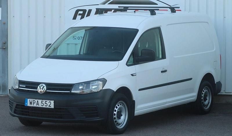 Vit Begagnad 2019 VW Caddy Maxi Minibuss | 89 900 kr - Bild 1/4