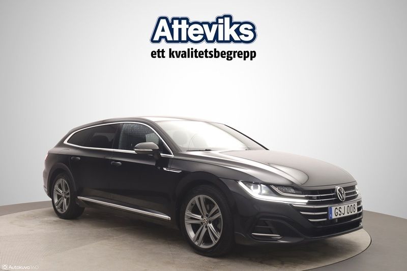 Svart Begagnad 2022 VW Arteon R-line Kombi | 399 900 kr (Lite dyr) - Bild 1/4