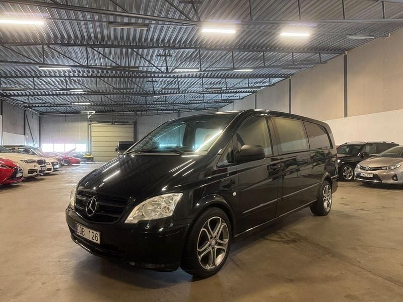 Svart Begagnad 2011 Mercedes Vito Minibuss | 229 900 kr - Bild 1/4