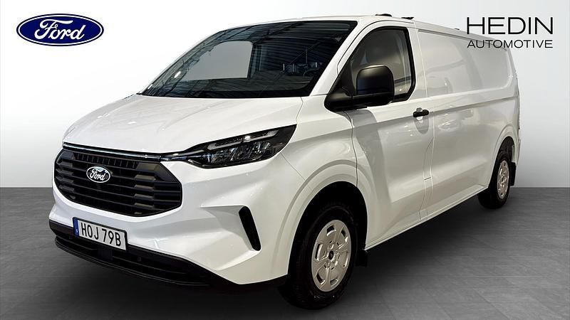 Vit Ny 2025 Ford Transit Custom Trend Pickup | 598 700 kr (Marknadspris) - Bild 1/4