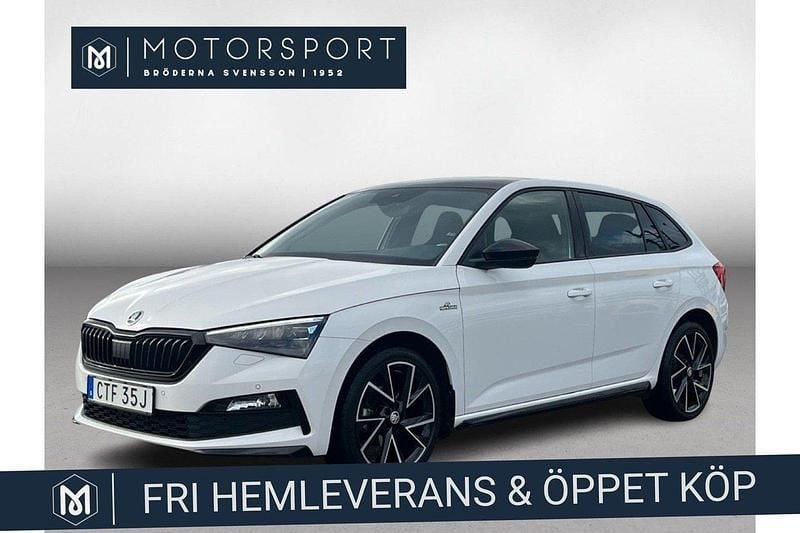 Vit Begagnad 2021 Skoda Scala Halvkombi | 184 900 kr (Marknadspris) - Bild 1/3