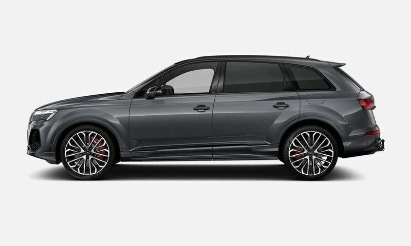 Grå (daytonagrå pärleffekt) Ny 2025 Audi Q7 S-Line SUV | 1 263 100 kr (Marknadspris) - Bild 1/3