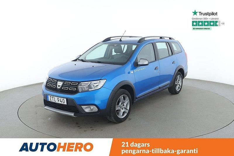 Ljusblå Begagnad 2018 Dacia Logan MCV Stepway Kombi | 119 000 kr (Lite dyr) - Bild 1/4