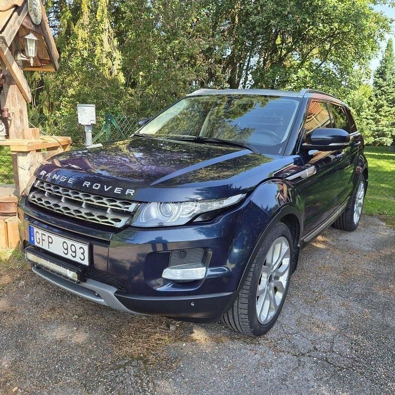 Blå Begagnad 2012 Land Rover Range Rover evoque SUV | 109 000 kr (Marknadspris) - Bild 1/4