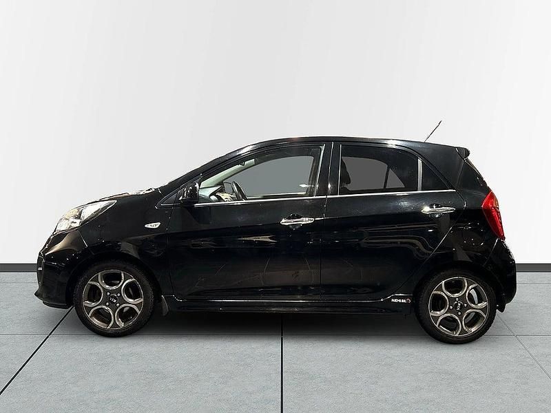 Begagnad Kia Picanto Sport 86 HK (63 kW) 2014 Svart Halvkombi