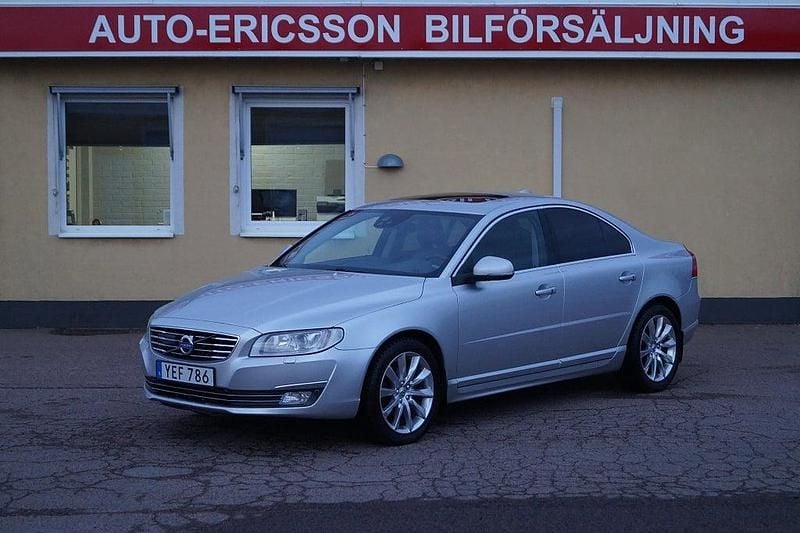 Silver Begagnad 2016 Volvo S80 Standard Sedan | 159 800 kr (Marknadspris) - Bild 1/4