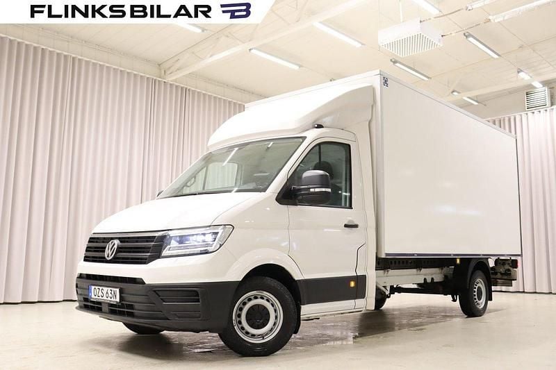 Vit Begagnad 2019 VW Crafter Van | 349 900 kr (Marknadspris) - Bild 1/4