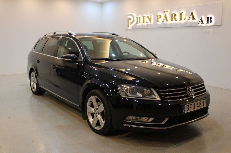 Svart Begagnad 2012 VW Passat GT Kombi | 69 900 kr (Marknadspris) - Bild 1/4