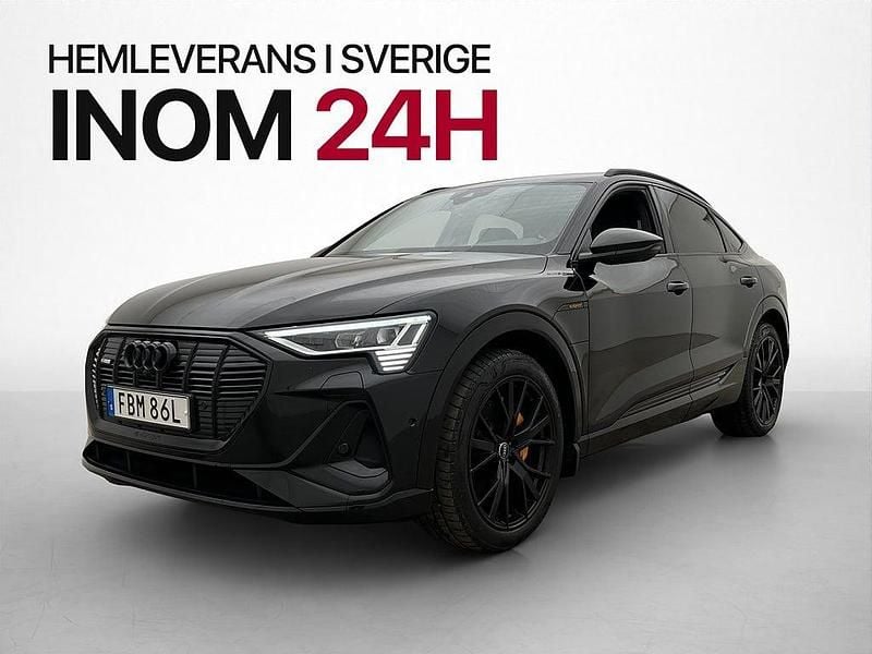 Begagnad Audi e-tron Sportback S-Line 300 kW (408 HK) 2022 Svart SUV