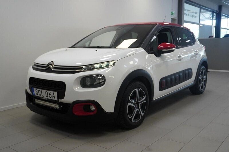 Vit Begagnad 2020 Citroën C3 Halvkombi | 89 800 kr (Bra pris) - Bild 1/4