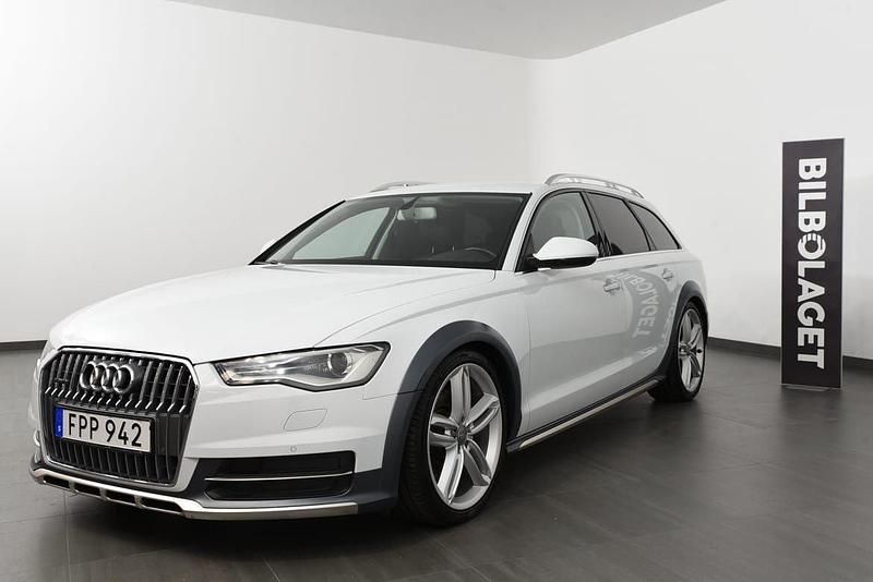 Vit Begagnad 2015 Audi A6 Allroad Kombi | 169 500 kr (Marknadspris) - Bild 1/4