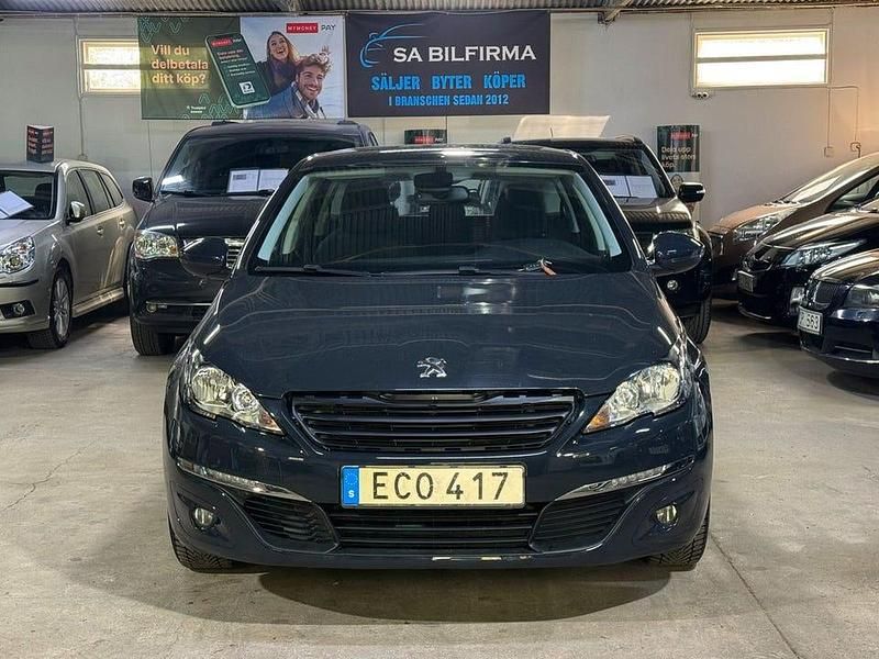Begagnad Peugeot 308 SW Active 131 HK (96 kW) 2014 Mörkgrå Kombi