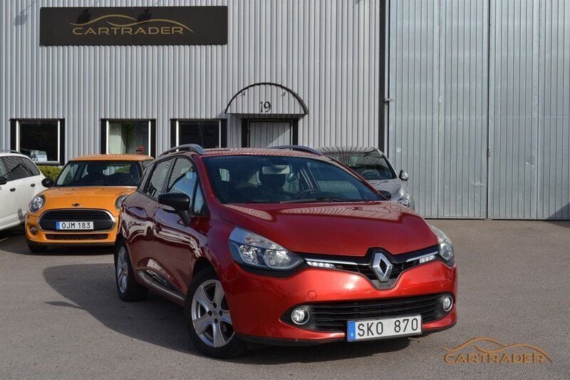 Röd Begagnad 2014 Renault Clio GrandTour Kombi | 59 900 kr (Marknadspris) - Bild 1/4