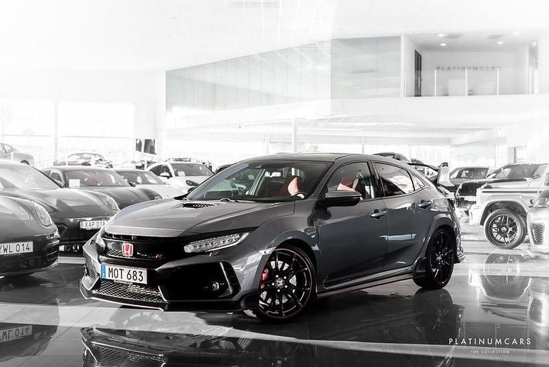 Begagnad Honda Civic Type R 320 HK (235 kW) 2018 Mörkgrå Halvkombi