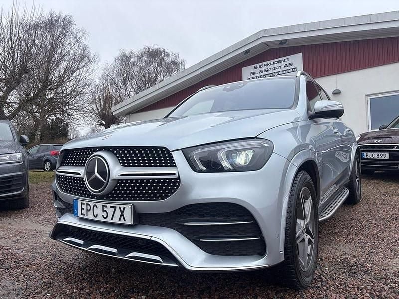 Begagnad Mercedes GLE350 AMG line 320 HK (235 kW) 2022 Silver SUV