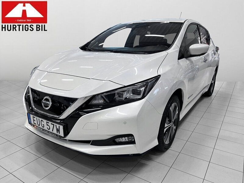 Vit Begagnad 2020 Nissan Leaf Tekna Halvkombi | 179 900 kr (Marknadspris) - Bild 1/4