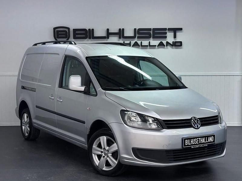 Silver Begagnad 2014 VW Caddy Maxi Minibuss | 114 900 kr (Marknadspris) - Bild 1/4