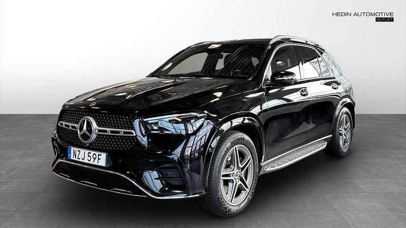 Svart (black) Begagnad 2023 Mercedes GLE350 AMG SUV | 849 900 kr (Marknadspris) - Bild 1/4
