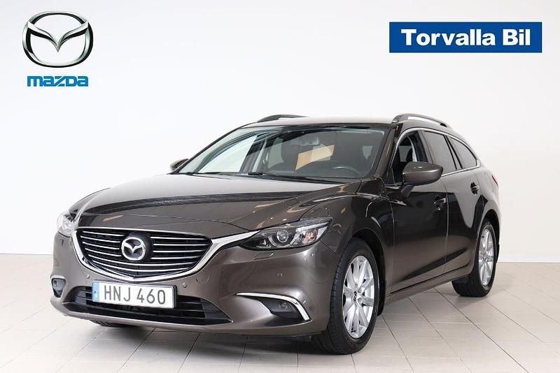 Brun Begagnad 2015 Mazda 6 Vision Kombi | 149 900 kr (Superpris) - Bild 1/4