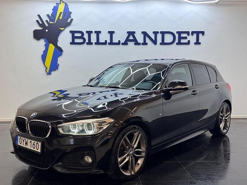 Begagnad BMW 118 M Sport 150 HK (110 kW) 2015 Svart Halvkombi