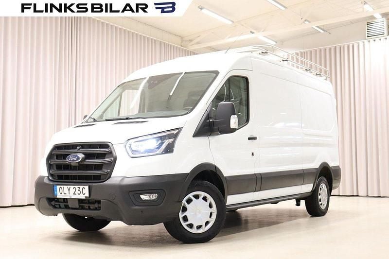 Vit Begagnad 2023 Ford Transit Van | 409 900 kr (Marknadspris) - Bild 1/4