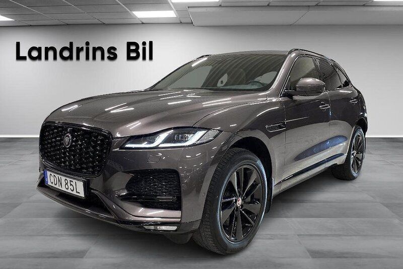 Grå Begagnad 2021 Jaguar F-Pace SE SUV | 559 000 kr - Bild 1/4