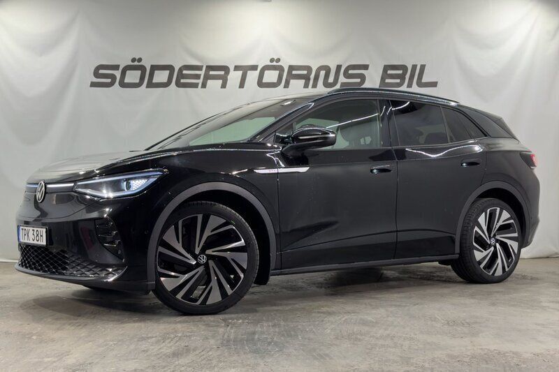 Svart Begagnad 2022 VW ID.4 GTX SUV | 339 900 kr (Bra pris) - Bild 1/2