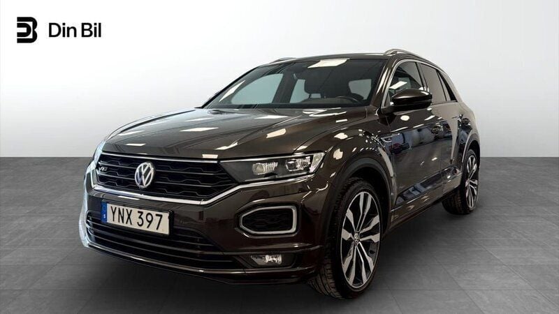 Brun Begagnad 2018 VW T-Roc R-line SUV | 259 900 kr (Lite dyr) - Bild 1/4