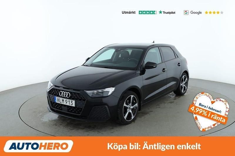 Svart Begagnad 2020 Audi A1 Sportback Proline Halvkombi | 188 000 kr (Marknadspris) - Bild 1/4