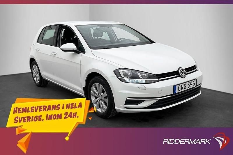 Vit Begagnad 2018 VW Golf VII Halvkombi | 127 800 kr (Marknadspris) - Bild 1/3