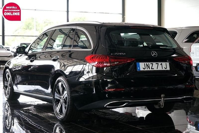 Begagnad Mercedes C220 Avantgarde 200 HK (147 kW) 2022 Svart Kombi