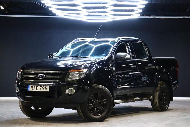 Svart Begagnad 2015 Ford Ranger Pickup | 179 900 kr (Bra pris) - Bild 1/4