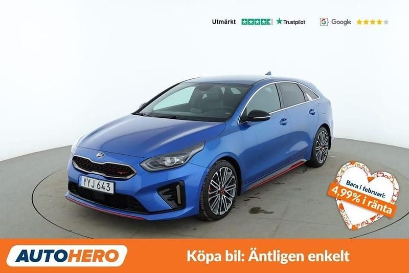 Begagnad Kia Ceed GT 207 HK (152 kW) 2018 Blå Kombi