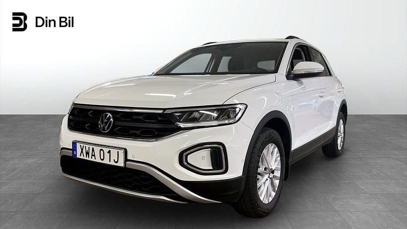 Vit Begagnad 2022 VW T-Roc Life SUV | 234 900 kr (Bra pris) - Bild 1/4