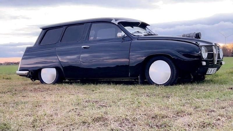 Begagnad Saab 95 65 HK (47 kW) 1971 Blå Kombi